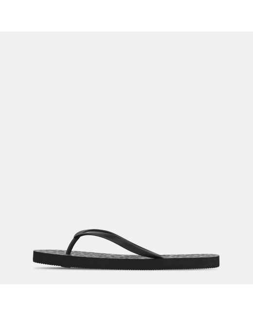 Jack Wills Black Jw Flop Flip Flops