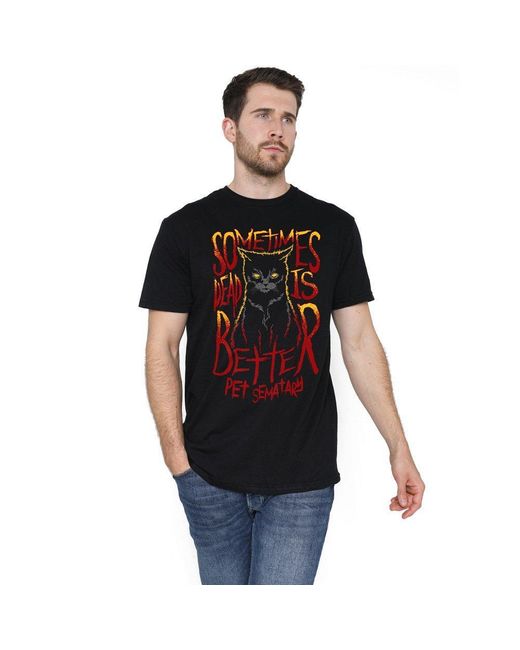 Other Black Pet Sematary Dead Is Better T Shirt for men