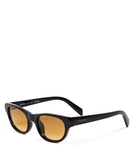 Prada Black 0Pr C08S Wayfarer Sunglasses