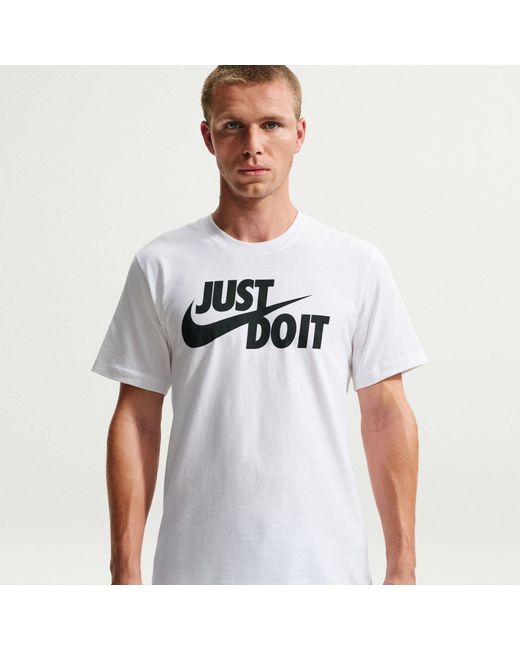 Nike White M Nsw Tee Just Do It Swoosh for men