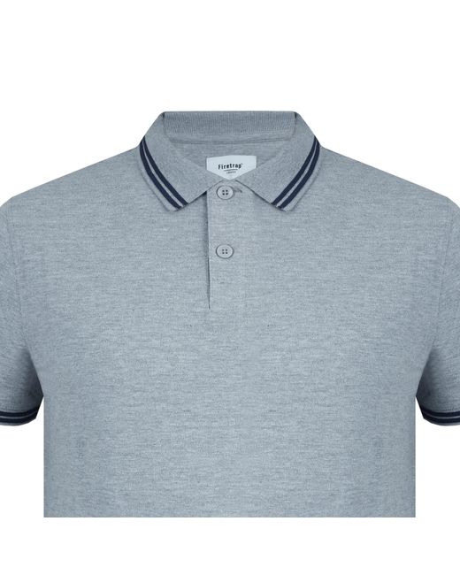 Firetrap Blue Lazer Polo Shirt for men