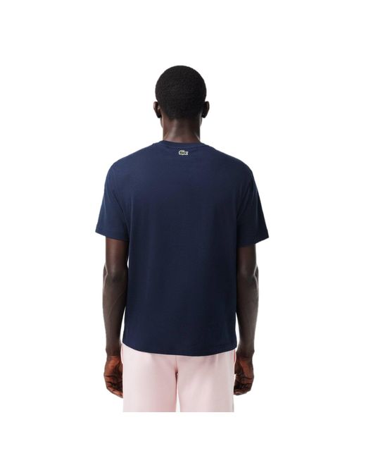Lacoste Blue Pique T-Shirt for men