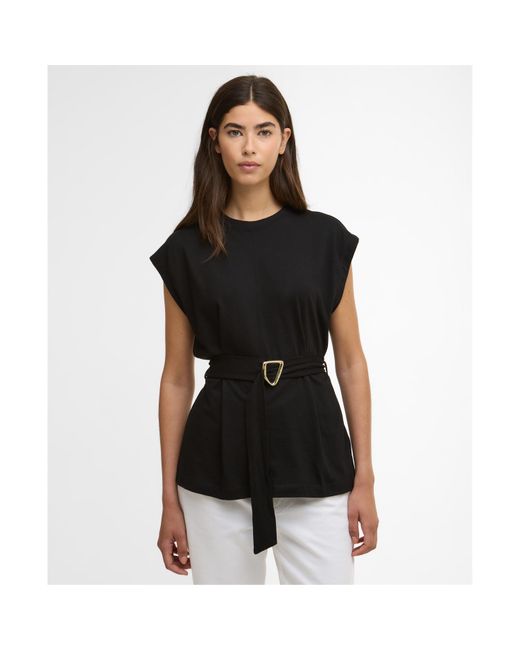 Barbour Black Alexis Oversized T-Shirt