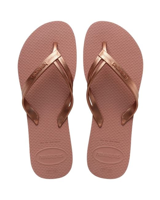 Havaianas Brown Flip Flops