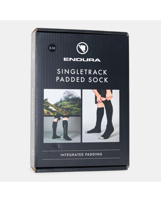 Endura Black St Pad Cycling Socks