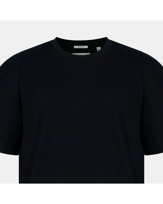 Jack Wills Black Jw Boxy Tee Cotton Short Sleeve Fit T-Shirt for men