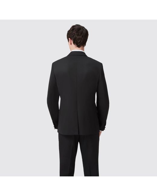 Twisted Tailor Black Ellroy Tailored Fit Jacket for men