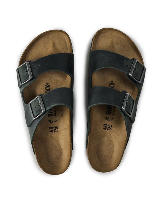 Birkenstock Black Arizona Oiled for men