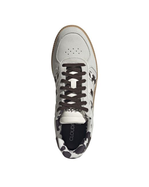Adidas Gray Breaknet Sleek Suede Shoes