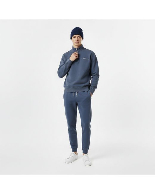 Jack Wills Blue Quarter-Zip Fleece for men