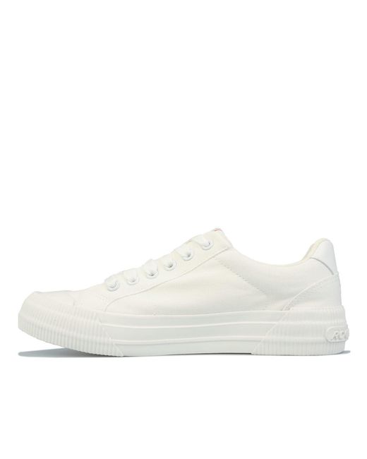 Rocket Dog White Cheery Canvas Pumps