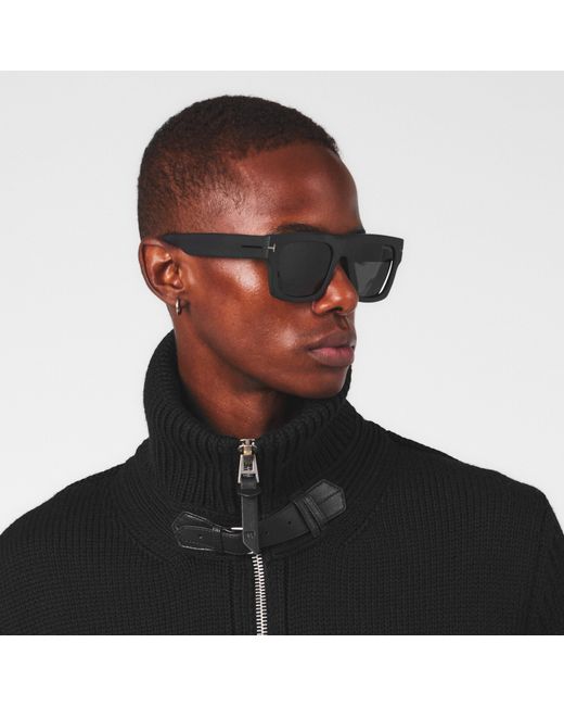 Tom Ford Gray Fausto Tf0711-N Sunglasses for men