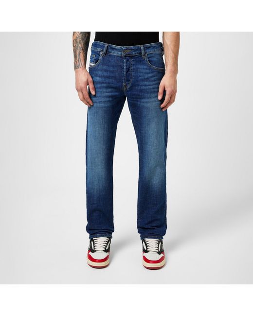 DIESEL Blue D Yennox Tapered Jeans for men