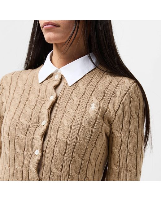 Polo Ralph Lauren Natural Polo Pp Cardigan Ld61