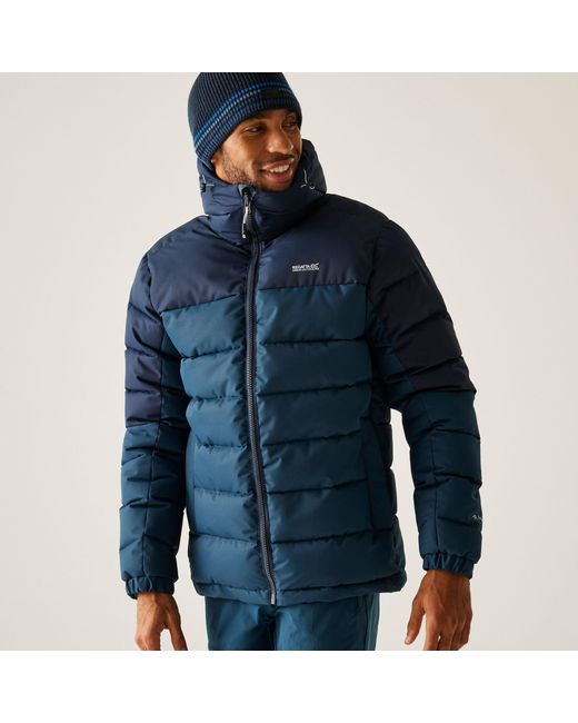 Regatta Blue Aldthorn Water-Resistant Quilted Jacket for men