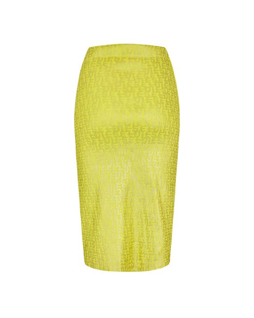 DIESEL Yellow Ikaria Gona Skirt