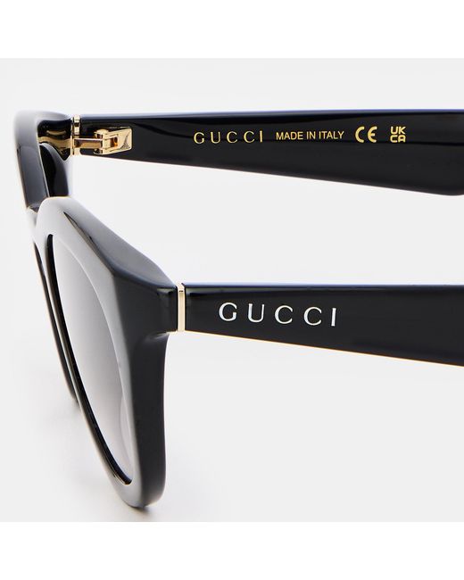 Gucci Gray Rectangle Sunglasses for men