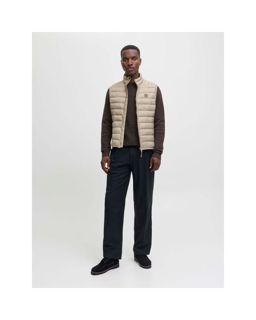 Jack & Jones Natural Jje Bradley Light Body Warmer – Crockery for men