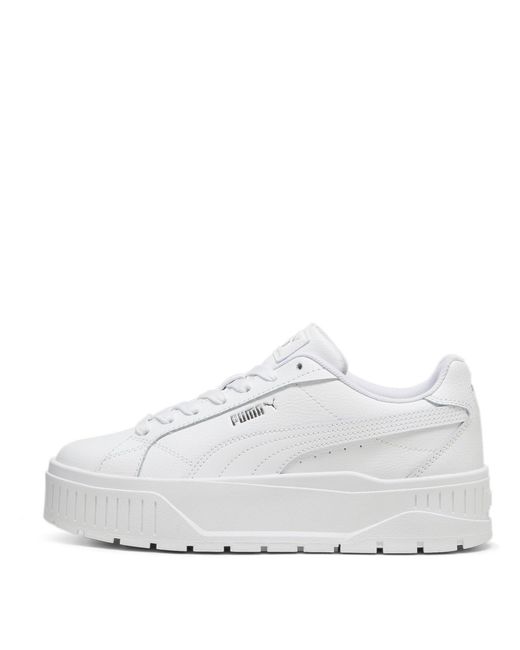 PUMA White Karmen Ii L Sneaker
