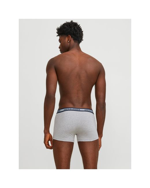 Jack & Jones Blue Solid 10-Pack Boxer Trunks for men