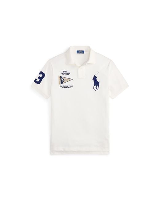 Polo Ralph Lauren White Short Sleeve Polo Shirt for men