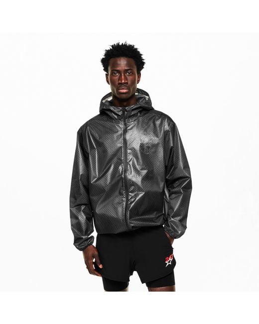 REPRESENT 247 Gray Performance Running Jacket for men