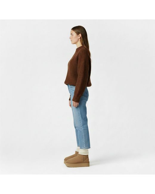 Jack Wills Natural Platform Snug Boots