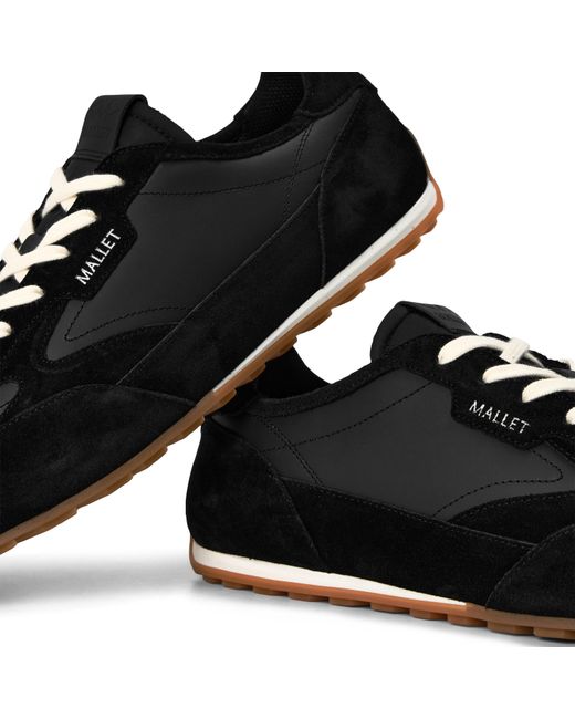 Mallet Black Low-Top Trainers for men