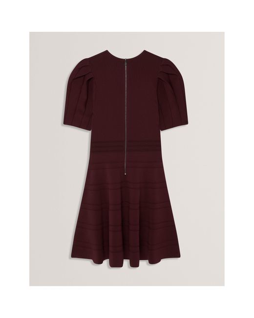 Ted Baker Red Knitted Jumper Dress
