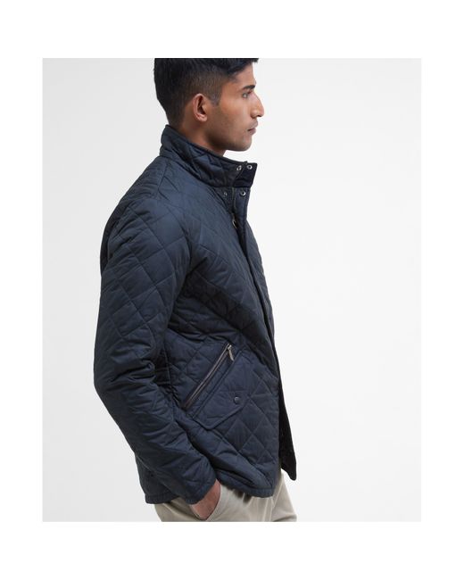 Barbour Blue Chelsea Sportsquilt Jacket for men