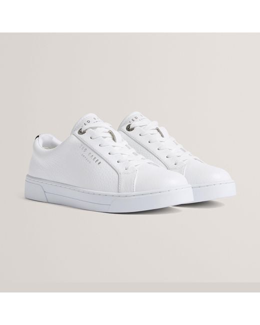 Ted Baker White Ted Webbing Trainer