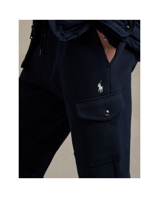 Polo Ralph Lauren Blue Tech Cargo Joggers for men