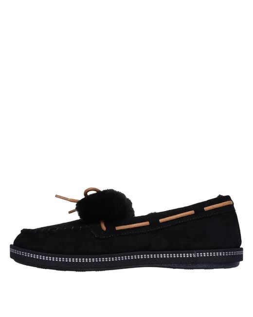 Skechers Black Cozy Campf Full Fit Slipper