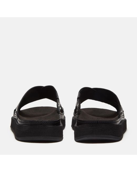 Timberland Black Flat Sandals for men
