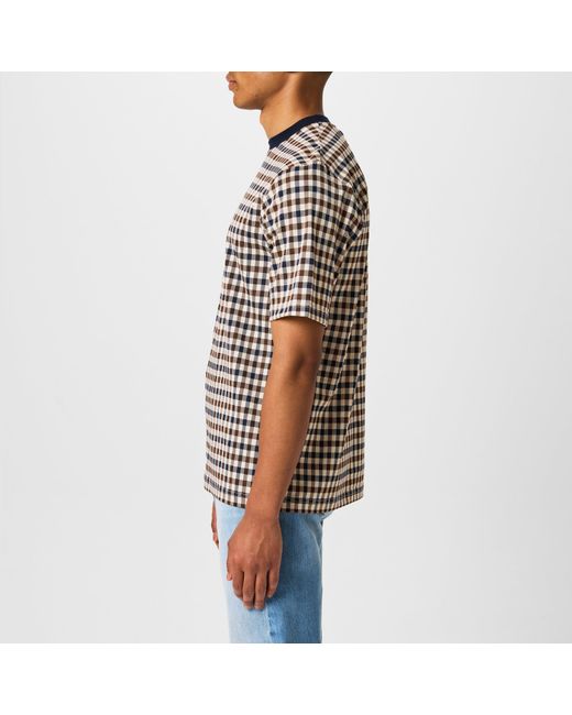 Aquascutum Black Tee for men