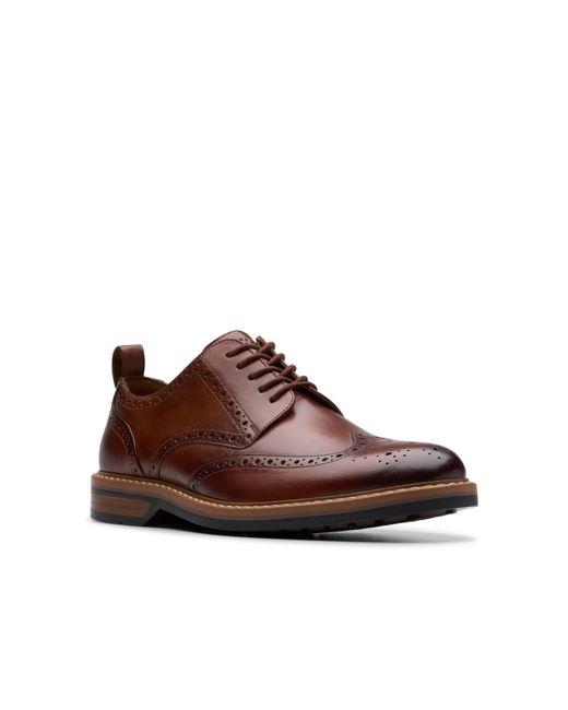 Clarks Brown Brogues for men