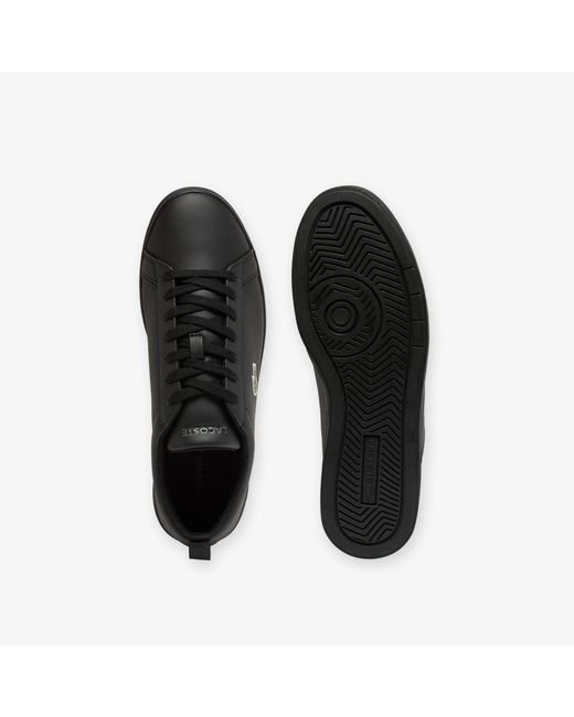 Lacoste Black Court Base Low-Top Trainers for men