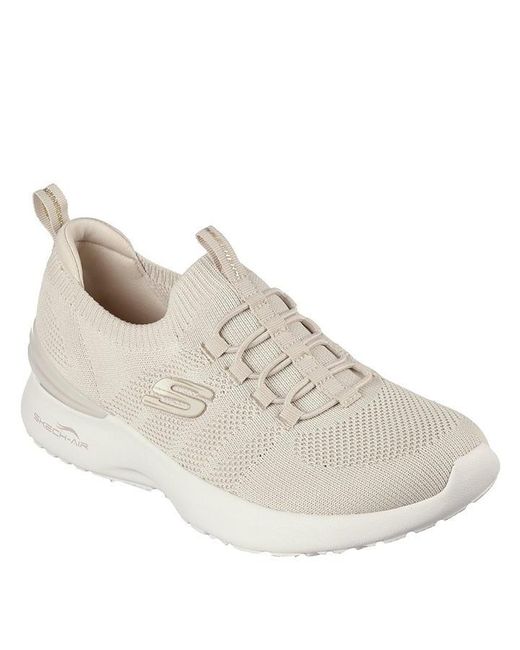 Skechers White Engineered Knit Bungee Slip-on W M Slip On Runners