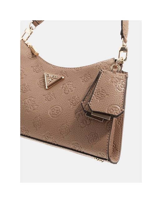 Guess Brown Cresida Shoulder Bag