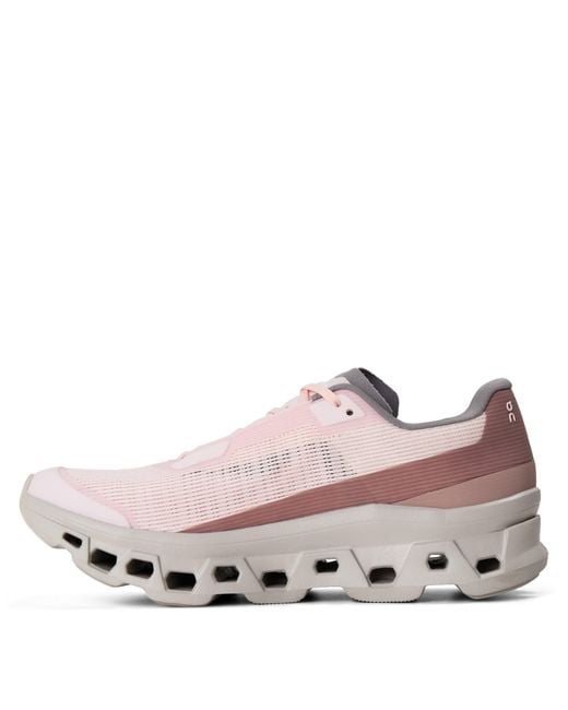 On Shoes Pink Cloudmster Void Running Shoes