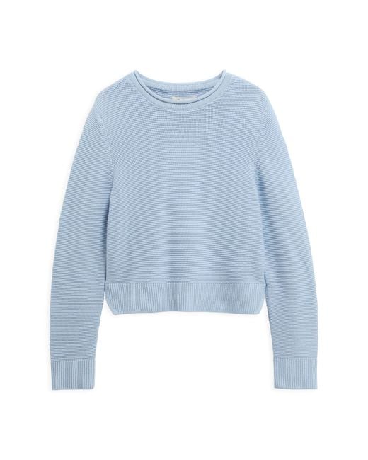 Barbour Blue Crew Neck Jumper