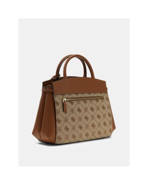 Guess Brown Melinda Satchel