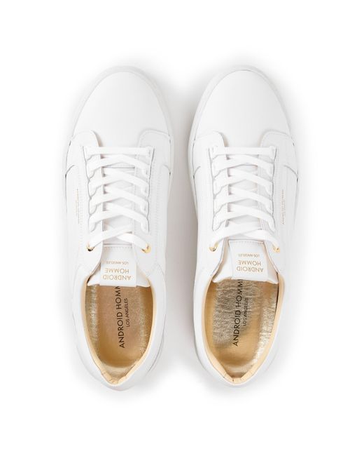 Android Homme White Venice Dperf Low-Top Trainers for men