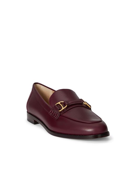 Ralph Lauren Red Tasha Loafers