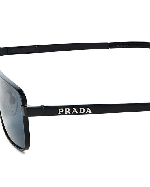 Prada Blue 0Pr D54S Square Sunglasses for men