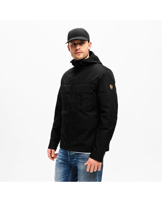 Belstaff Black Stride Hdos Overshirt for men