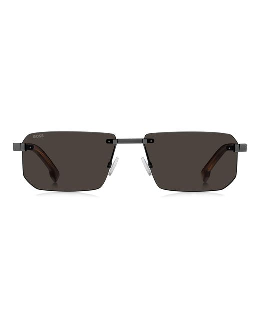 Boss Black Rectangular Sunglasses for men