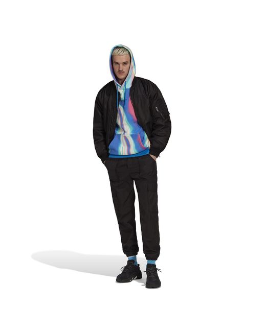 Adidas Originals Blue Over The Head Hoodie for men