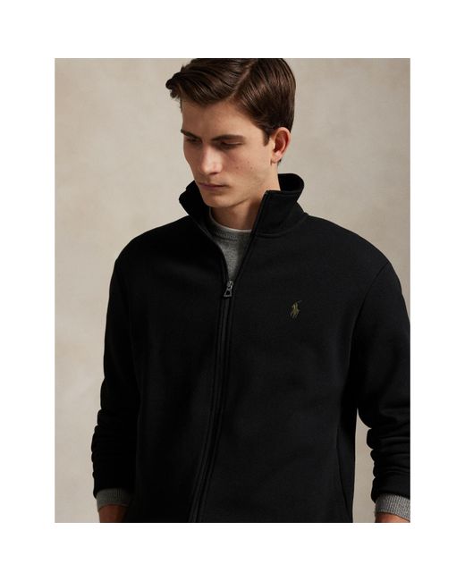 Polo Ralph Lauren Black Tech Full Zip Fleece for men
