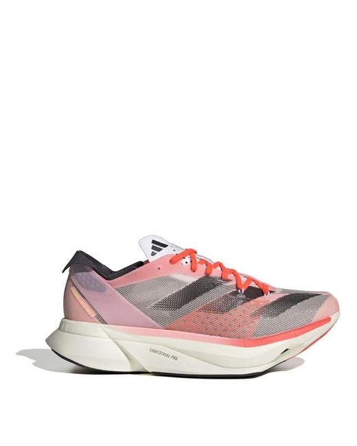 Adidas Pink Adizero Adios Pro 3 Running Shoes